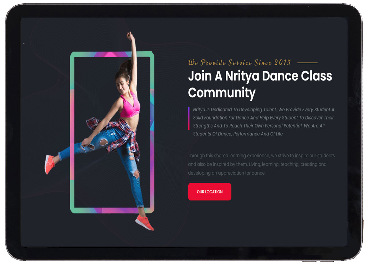 nritya dance academy website